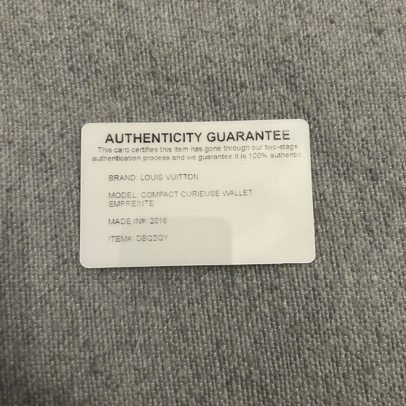 Louis Vuitton Empriente Curiese Black Monogram Wallet - Picture 12 of 13
